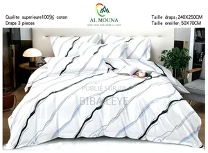 Draps 100%coton