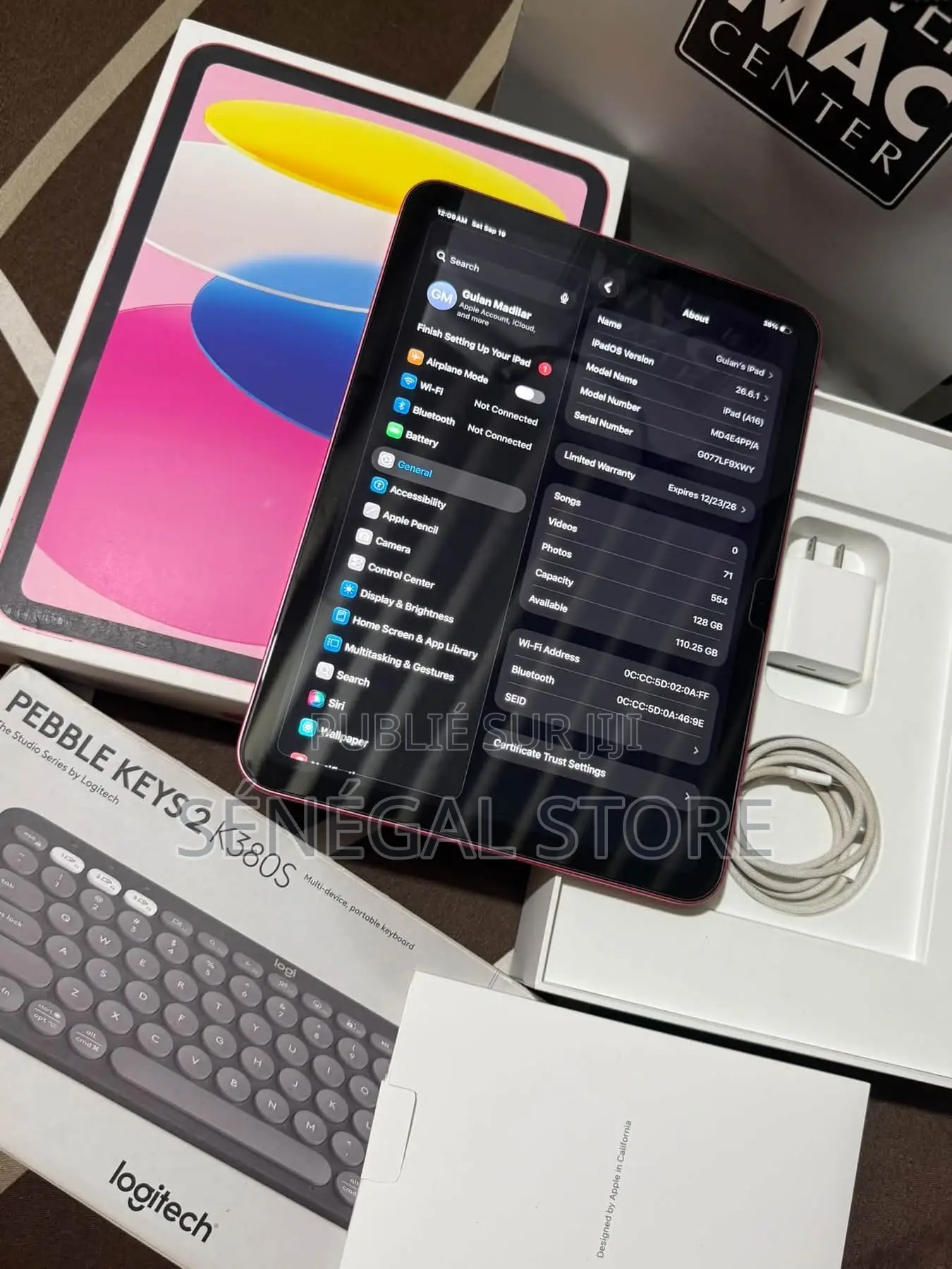 Nouveau Pomme iPad (2025) 128 GB Rose