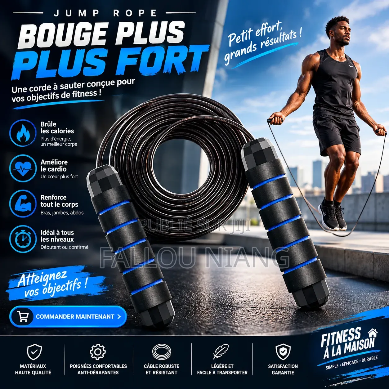 Corde À Sauter Électrique Trés Comfortable