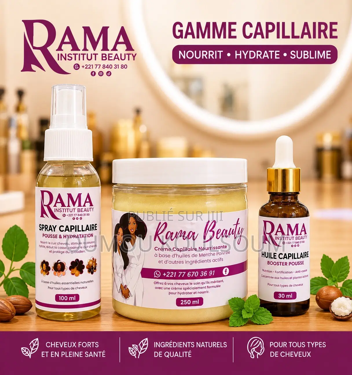 Gamme Capillaire
