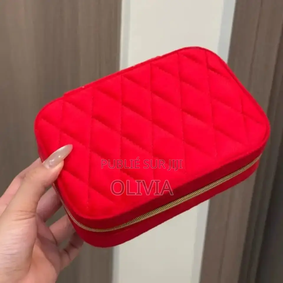 Mini Rangement De Bijoux en Velours
