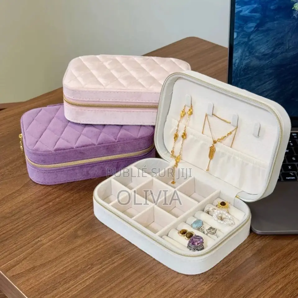 Mini Rangement De Bijoux en Velours