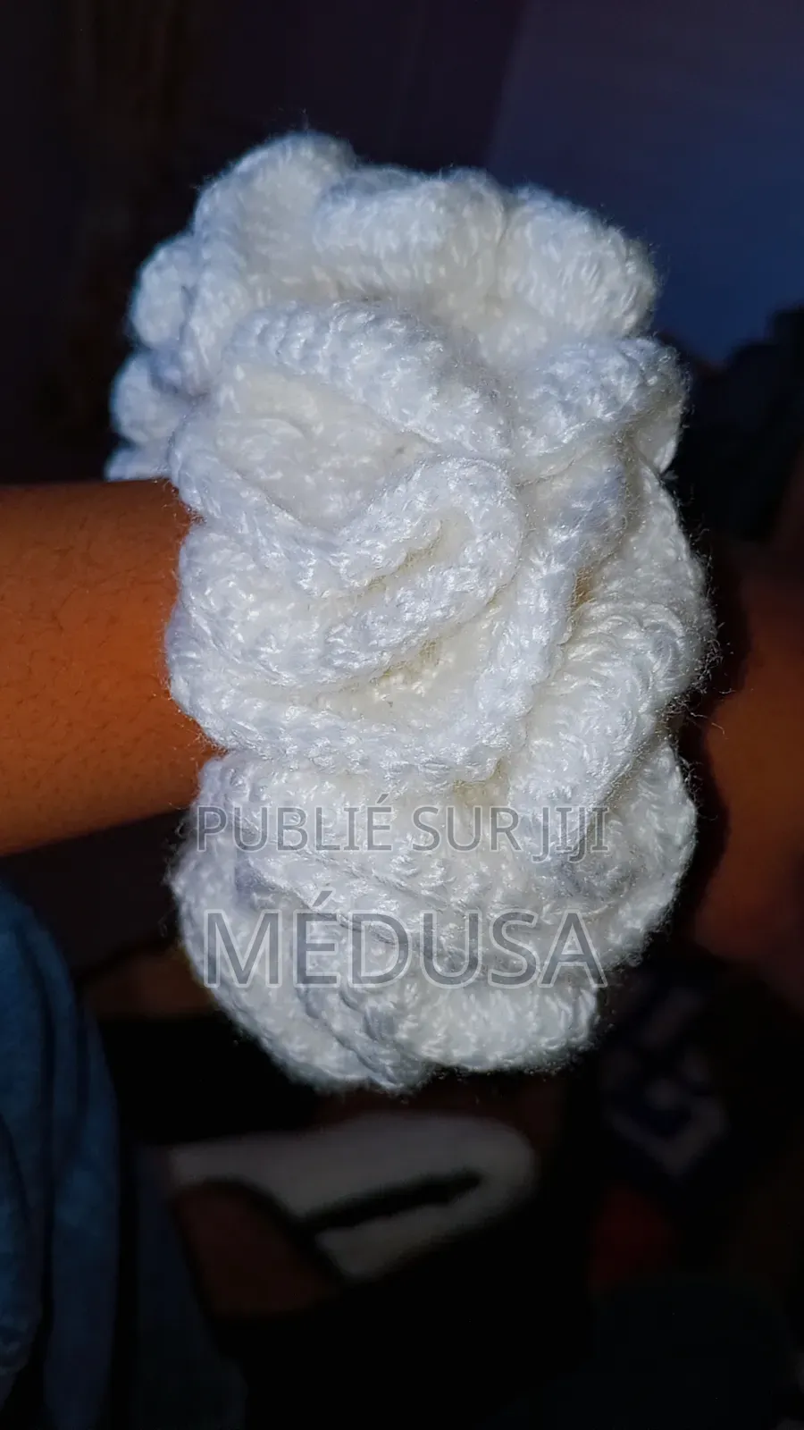 Chouchou Sans Élastique en Crochet
