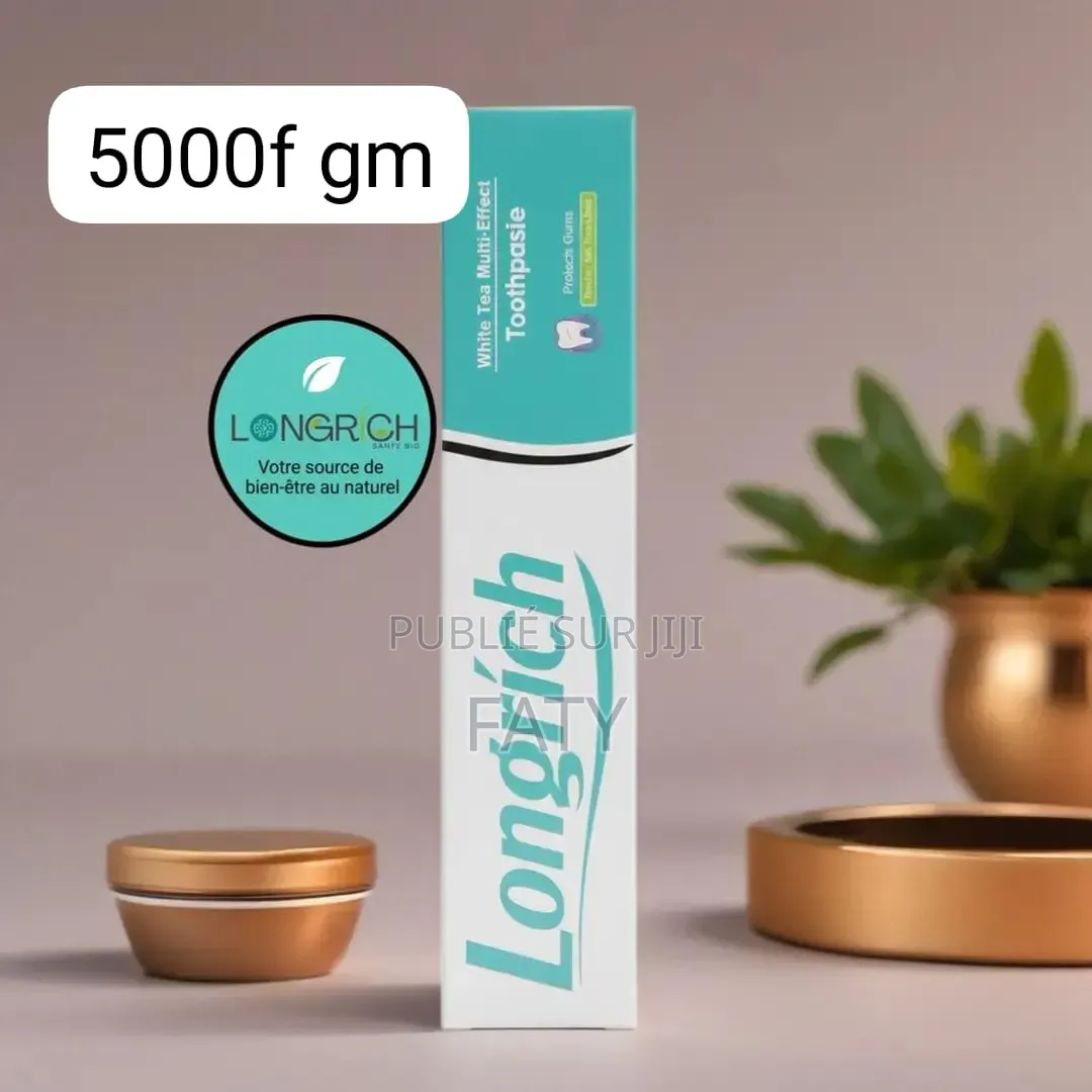 Pâte Dentifrice Au Thé Blanc Longrich.