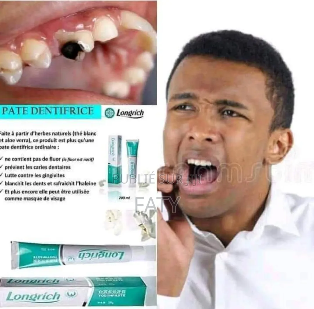 Pâte Dentifrice Au Thé Blanc Longrich.