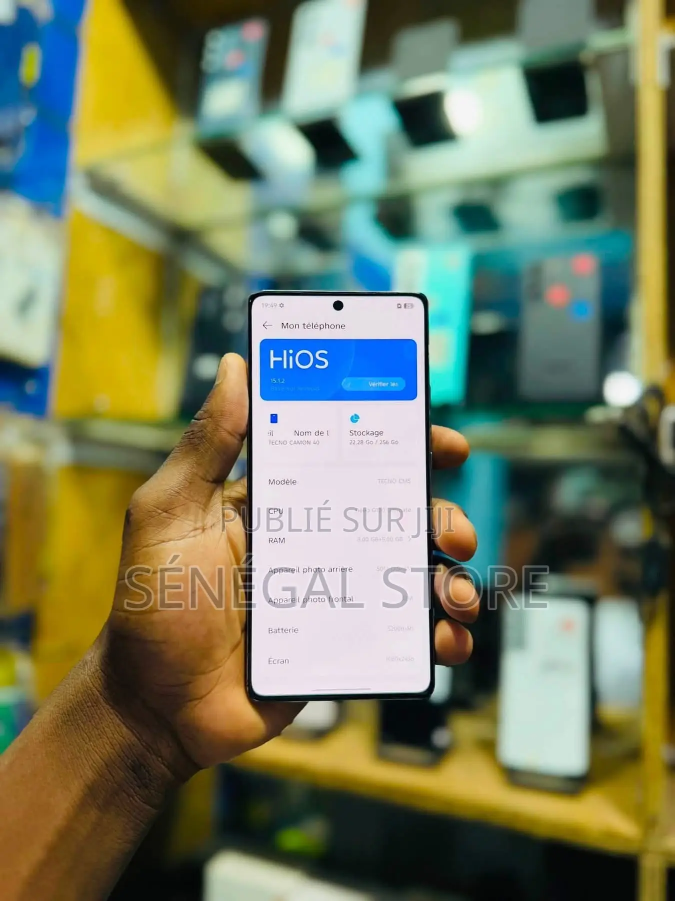 Nouveau Tecno Camon 40 256 GB Bleu