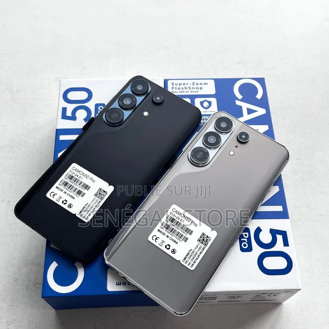 Nouveau Tecno Camon 50 Pro 256 GB Noir