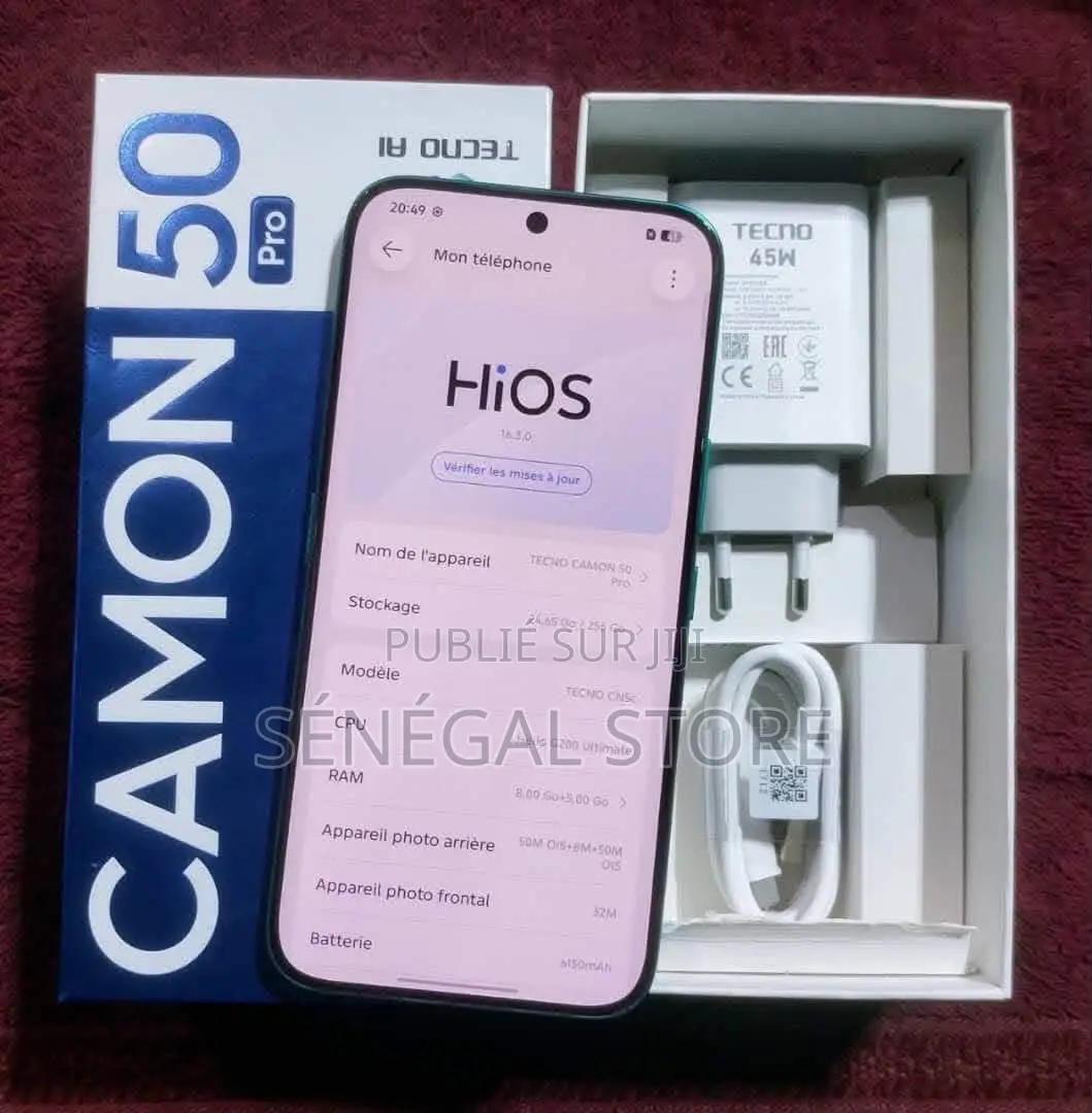 Nouveau Tecno Camon 50 Pro 256 GB Vert