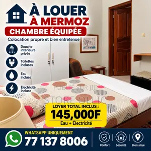 Chambre Équipée À Mermoz — Pour Étudiant / Stagiaire / Pro