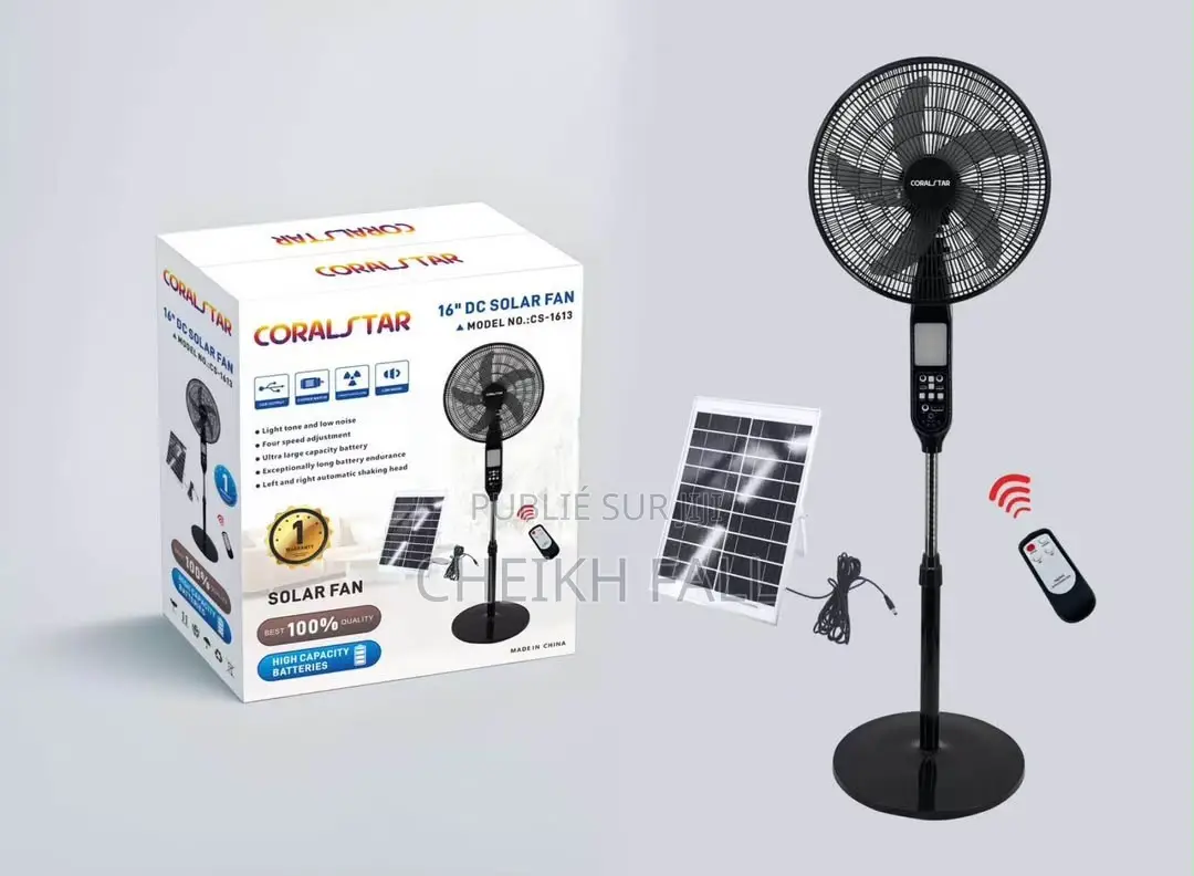 Ventilateur Avec Panneau Solaire