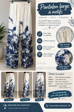 Pantalon Large