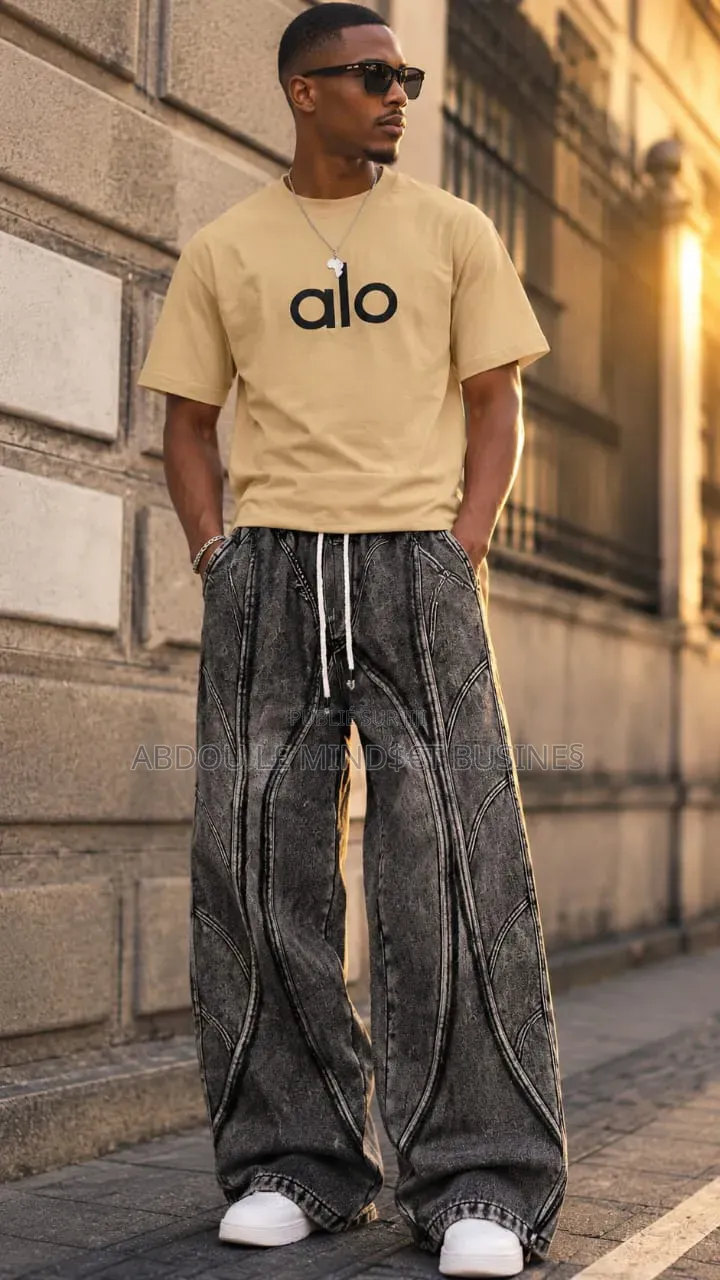 Ensemble Homme Bas Large T-Shirt Disponible