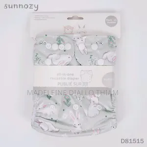 Couche Lavable Bébé Très Pratique Confortable en Coton