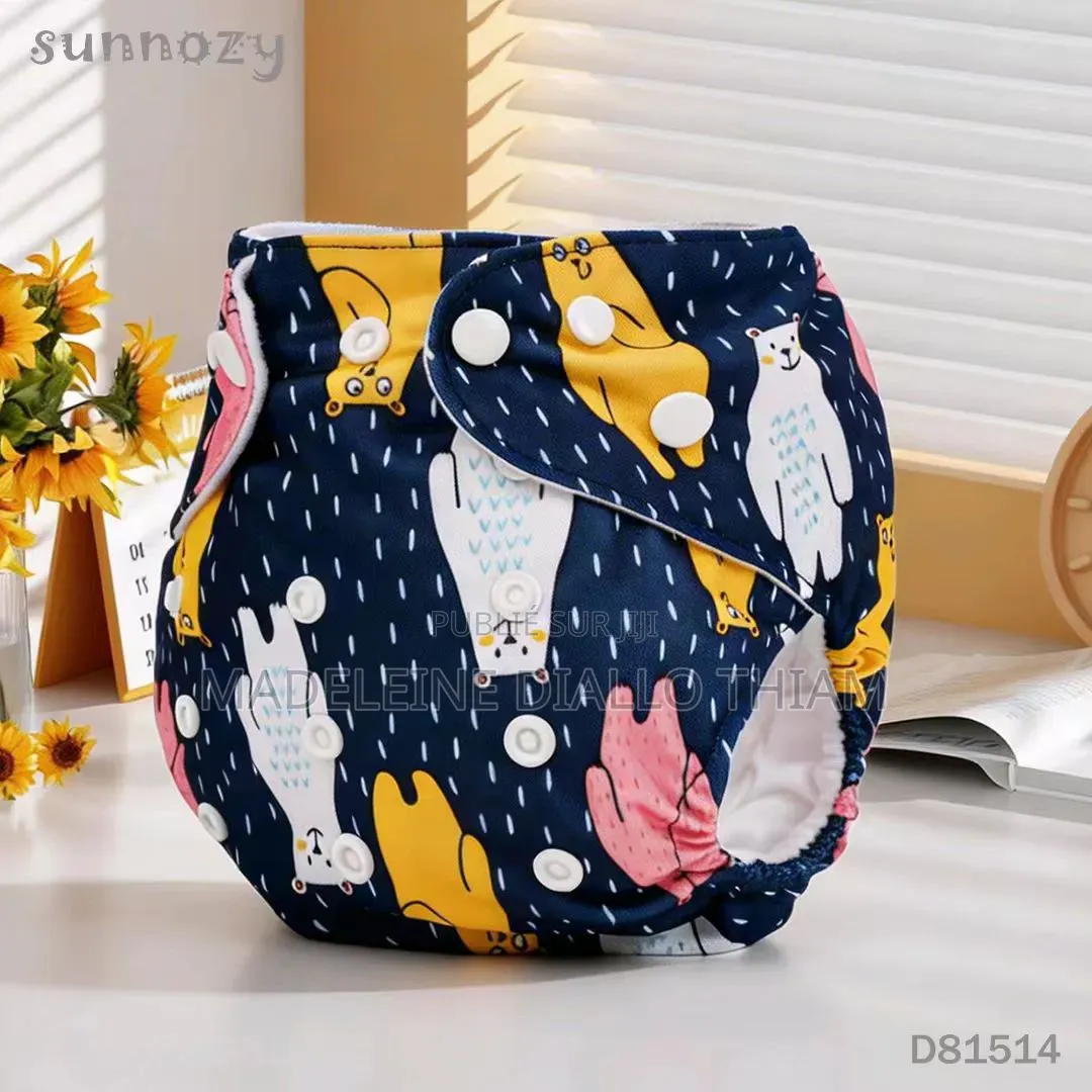 Couche Lavable Bébé Très Pratique Confortable en Coton