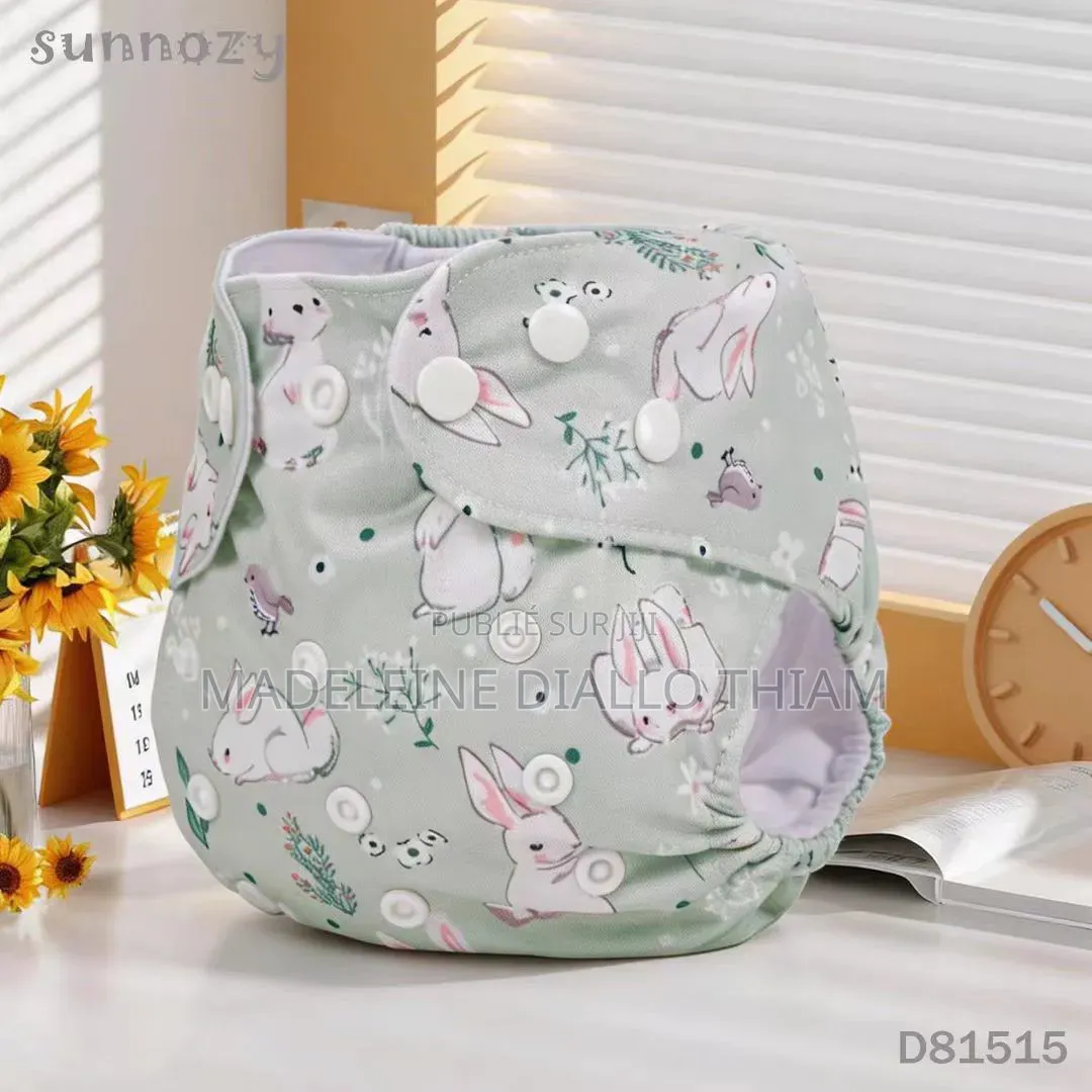 Couche Lavable Bébé Très Pratique Confortable en Coton