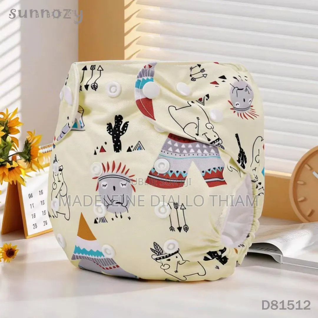 Couche Lavable Bébé Très Pratique Confortable en Coton