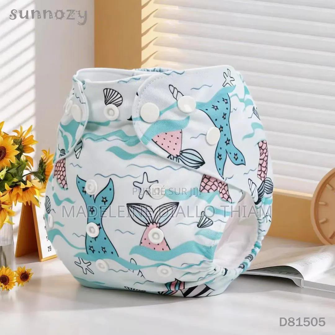 Couche Lavable Bébé Très Pratique Confortable en Coton