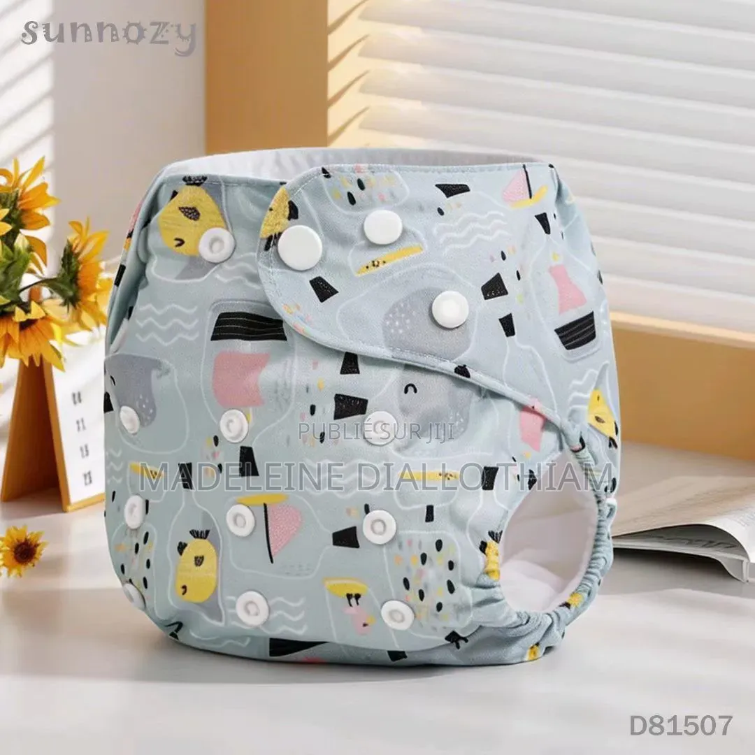 Couche Lavable Bébé Très Pratique Confortable en Coton