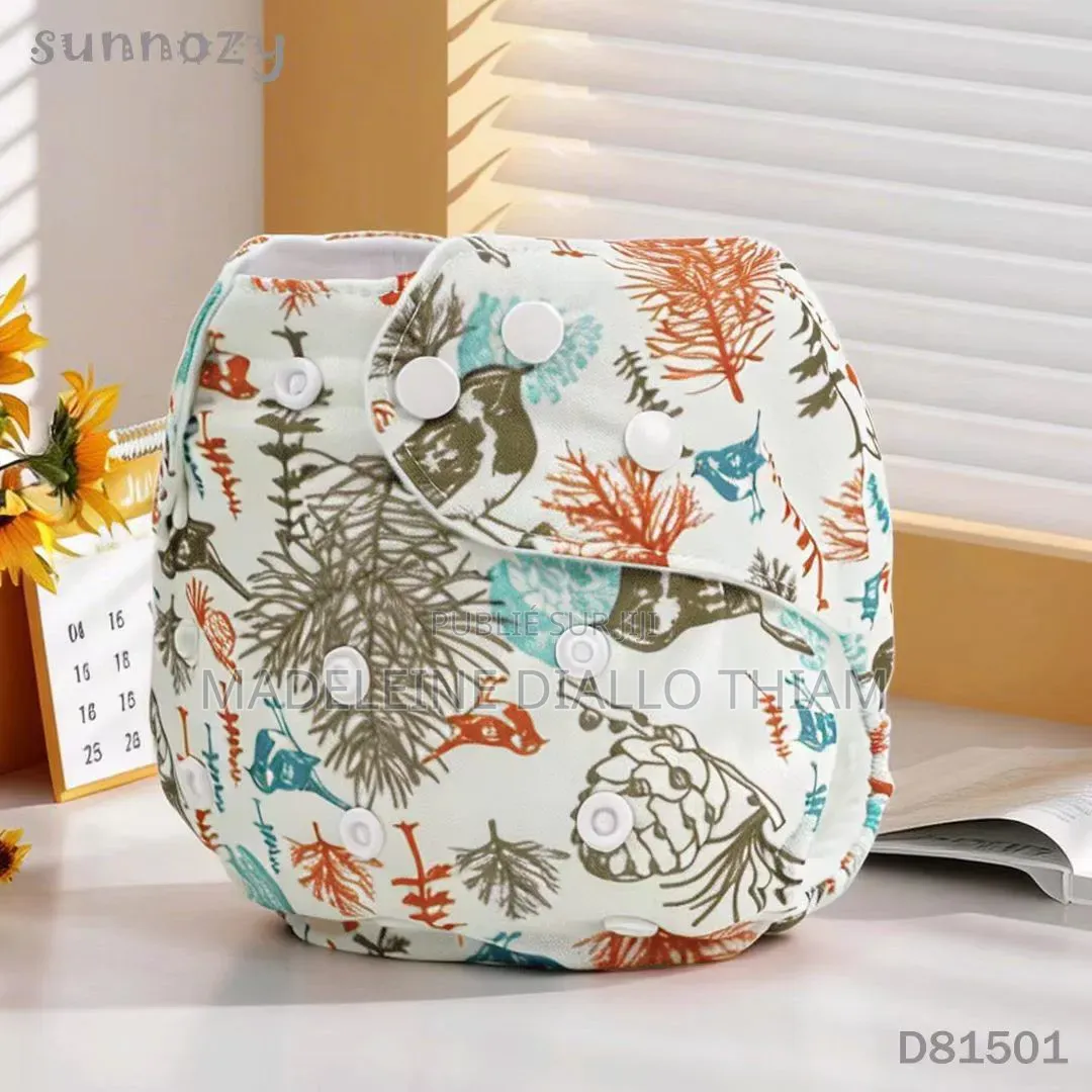 Couche Lavable Bébé Très Pratique Confortable en Coton