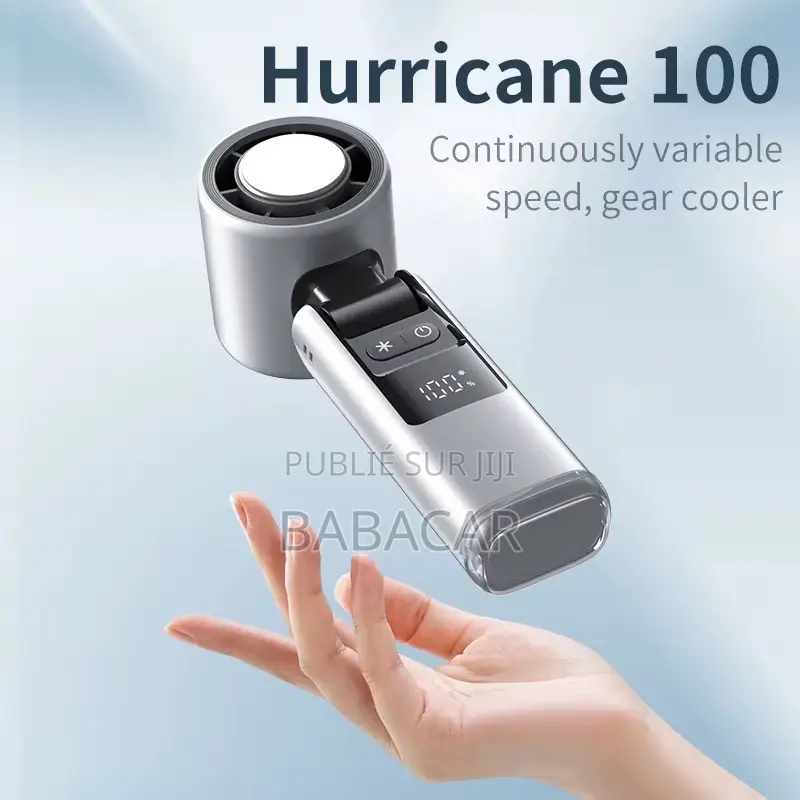 Ventilateur Turbo Clim Portable 4000mAh Autonomie 6H