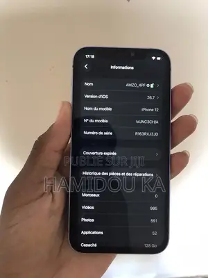 Pomme iPhone 12 128 GB Violet