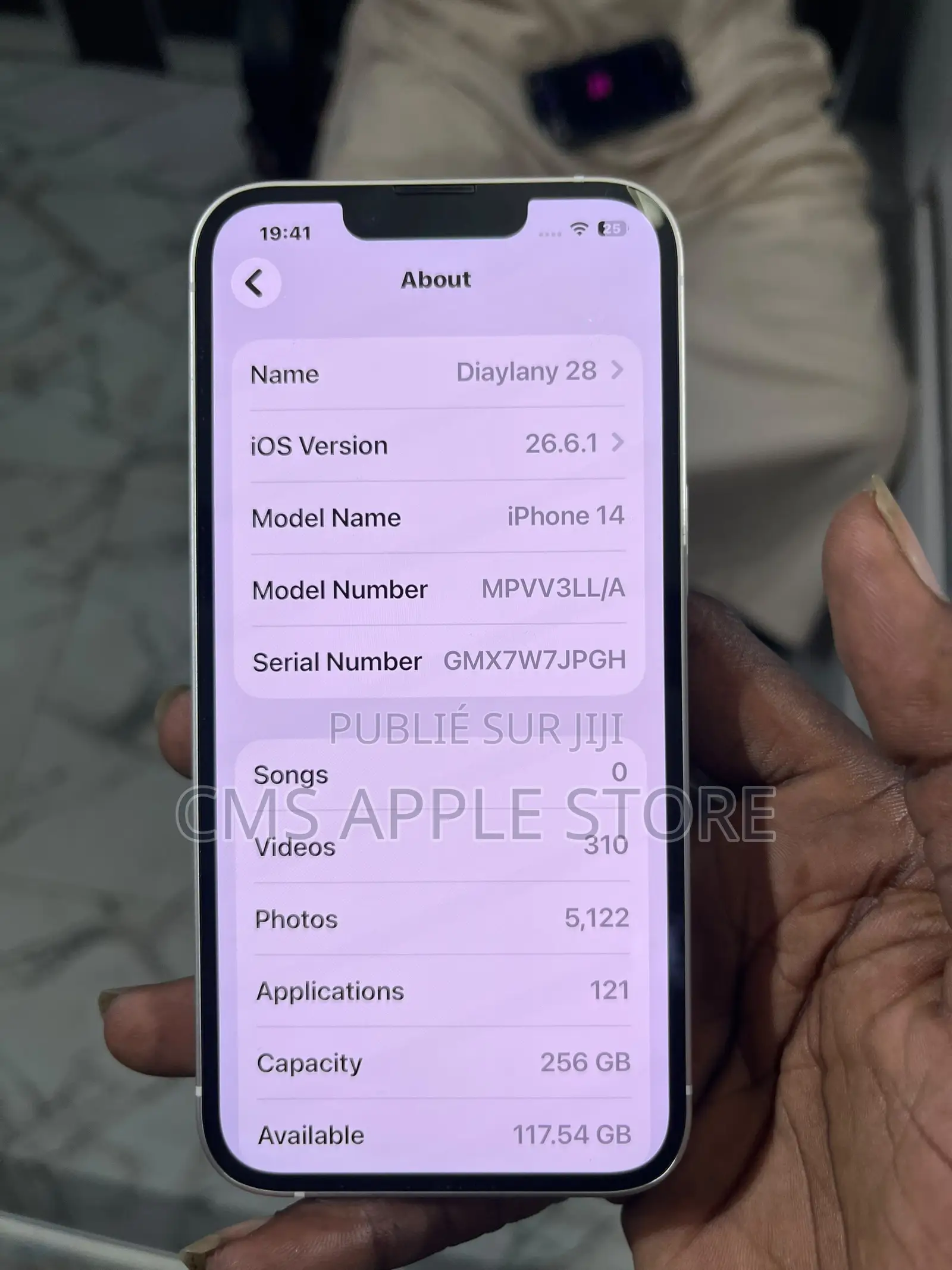 Pomme iPhone 14 256 GB Violet