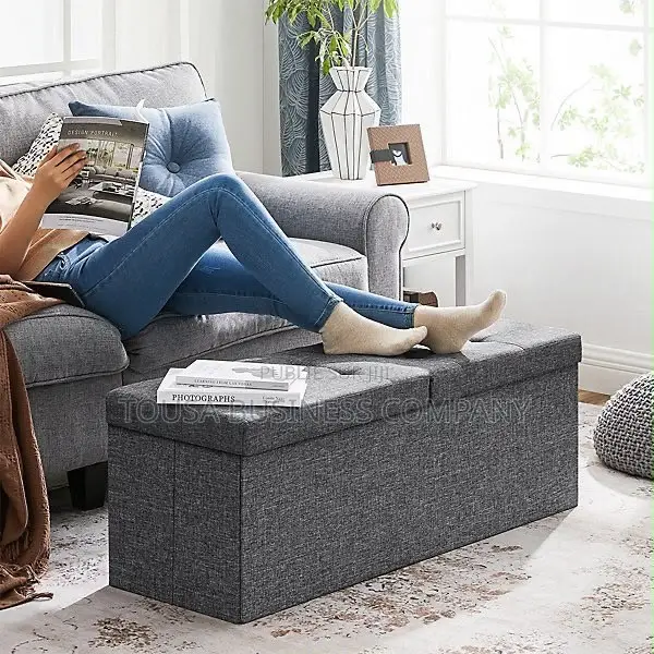 Pouf De Rangement 3place