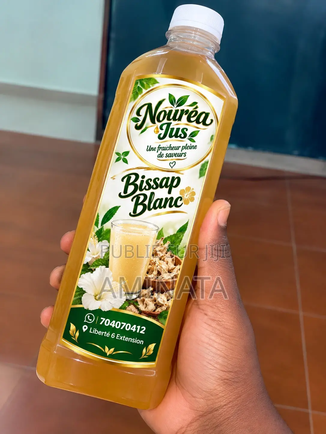 Jus Bissap Blanc 100% Naturel
