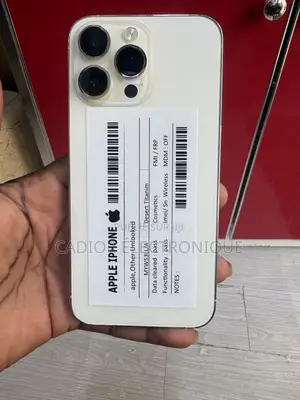 Nouveau Pomme iPhone 14 Pro Max 128 GB Blanc