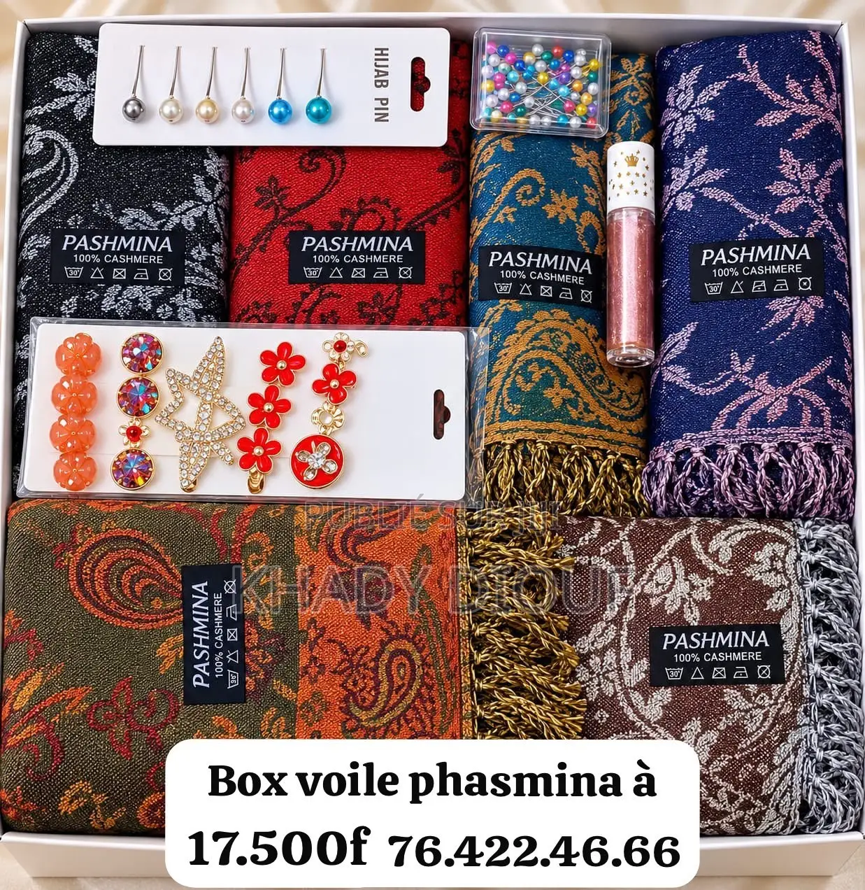 Voile Phasmina Neuf Plusieurs Couleurs