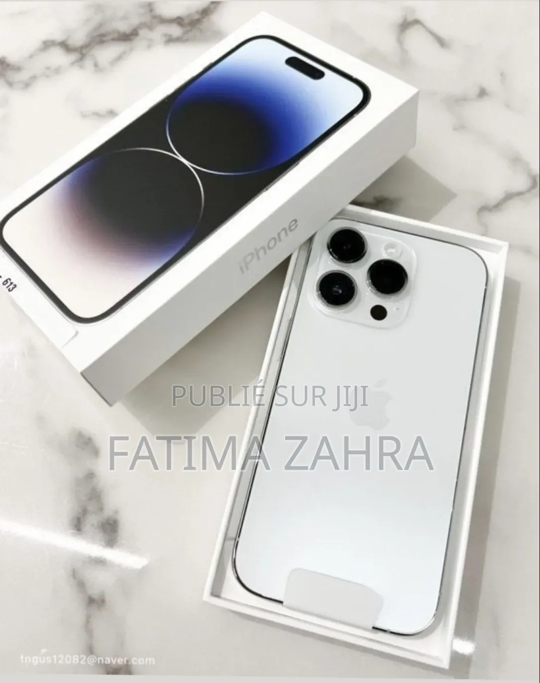 Nouveau Pomme iPhone 14 Pro Max 512 GB Blanc