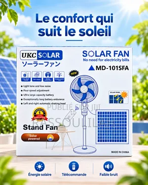 Ventilateur Solaire Sur Pied