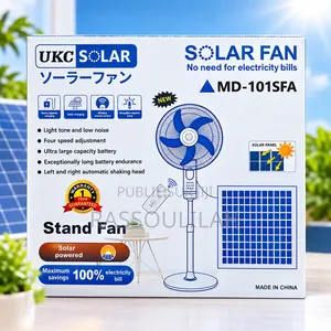 Ventilateur Solaire Sur Pied