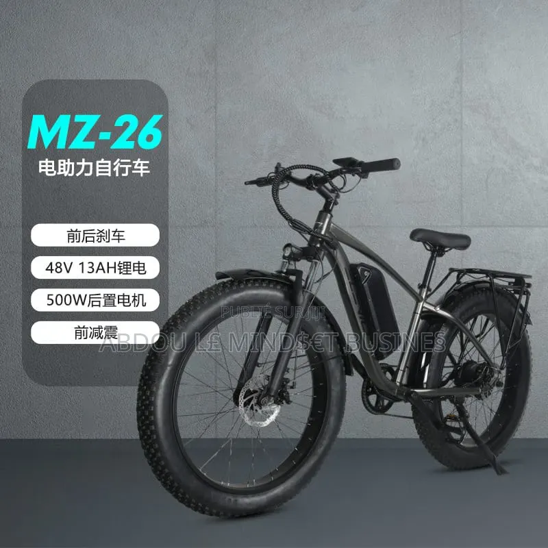 Vélo Électrique Taille 26 ( 500W–48V–13AH )