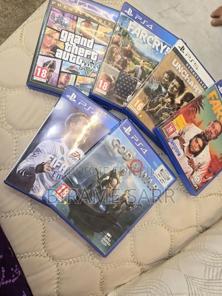 10 Cassettes De Jeux Playstation 4