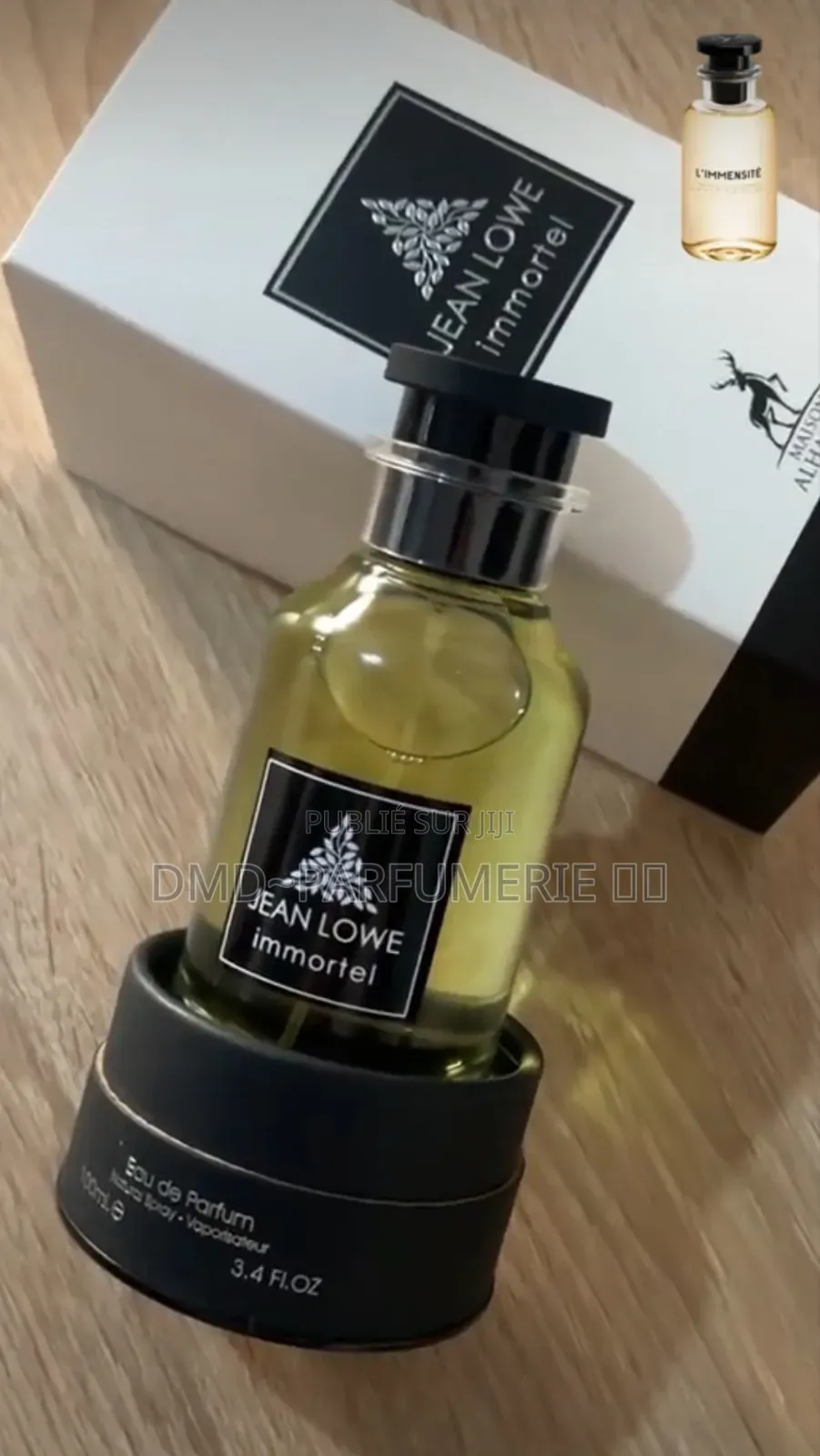 Parfum Jean Low Noir Et Jean Low Immortel