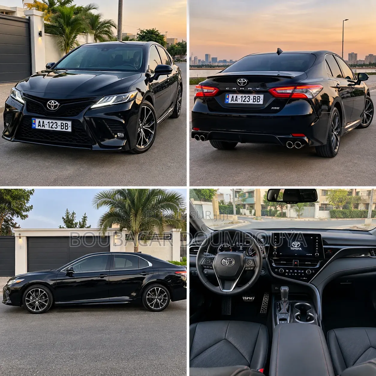 Toyota Camry XSE FWD 2020 Noir