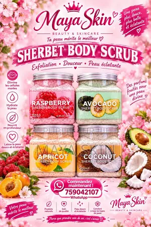 Sherbet Body Scrub – Gommage Exfoliant Pour Le Corps