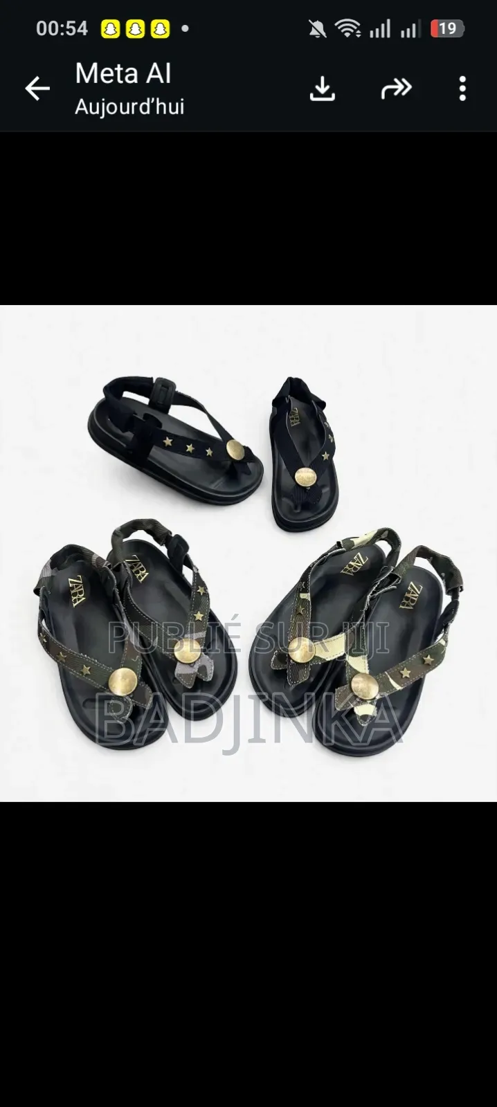 Babouches Femme Perlée Chic SHE -1357 37-41