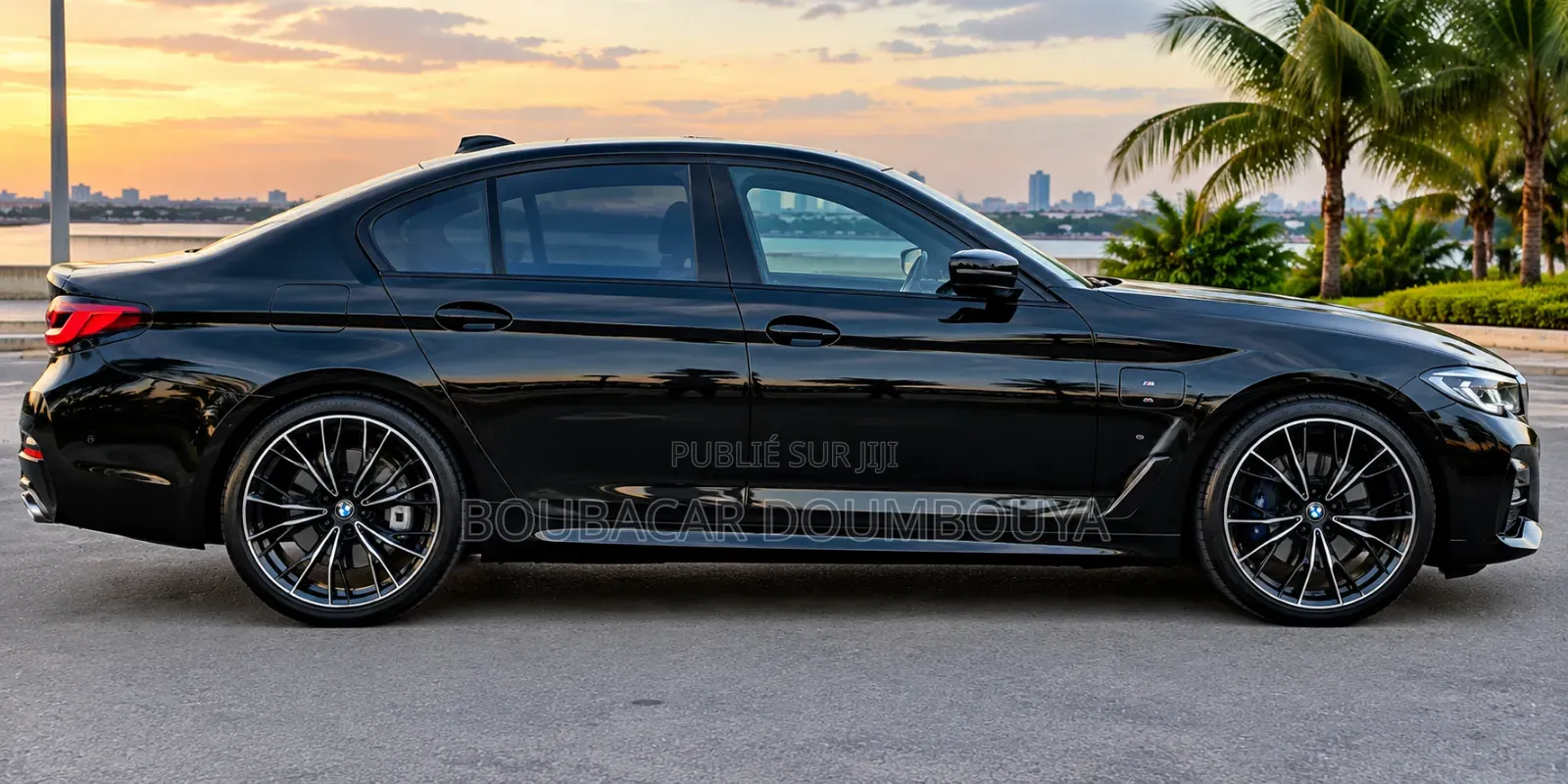 BMW 5 Series G30 530e 2021 Noir