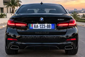BMW 5 Series G30 530e 2021 Noir