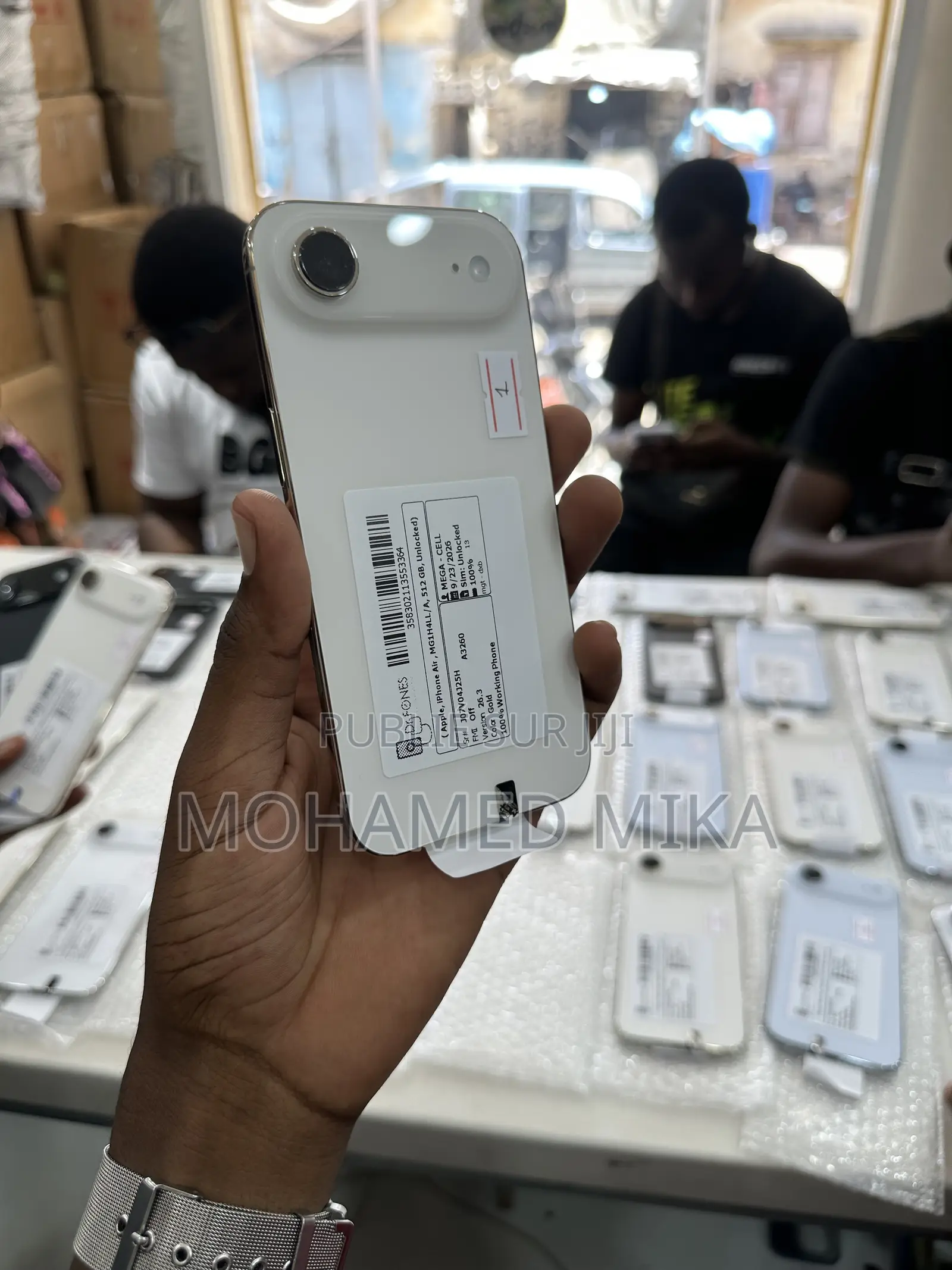 Nouveau Apple iPhone Air 512 GB Doré