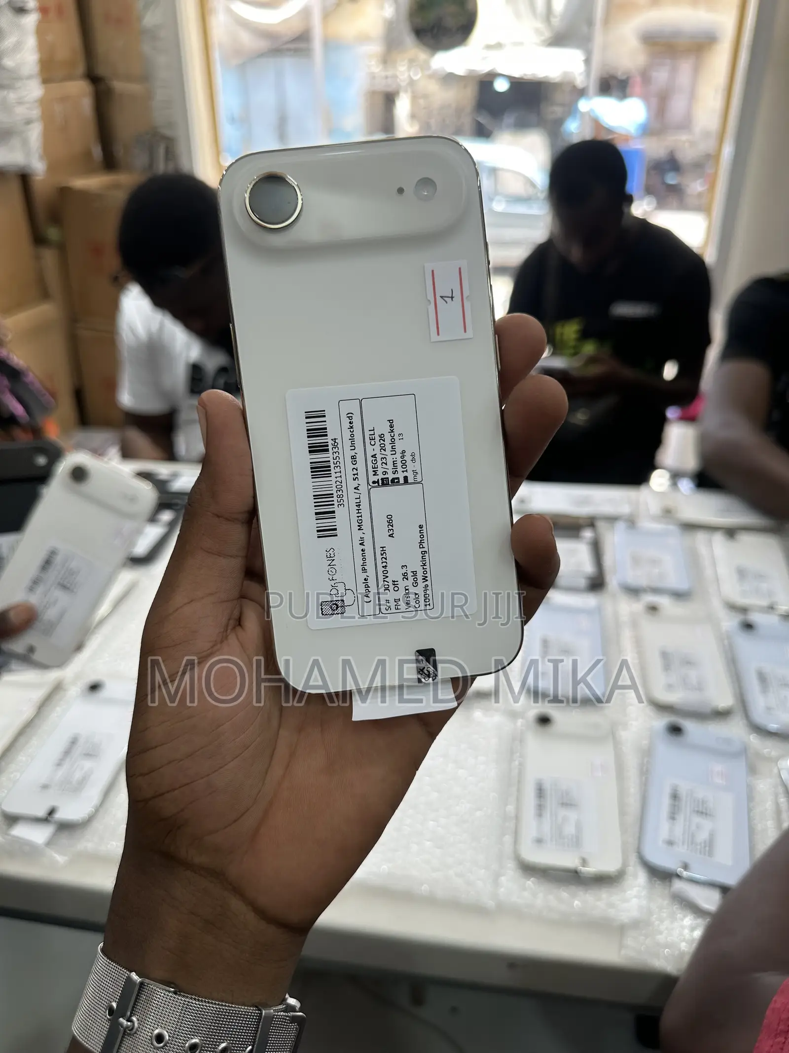 Nouveau Apple iPhone Air 512 GB Doré