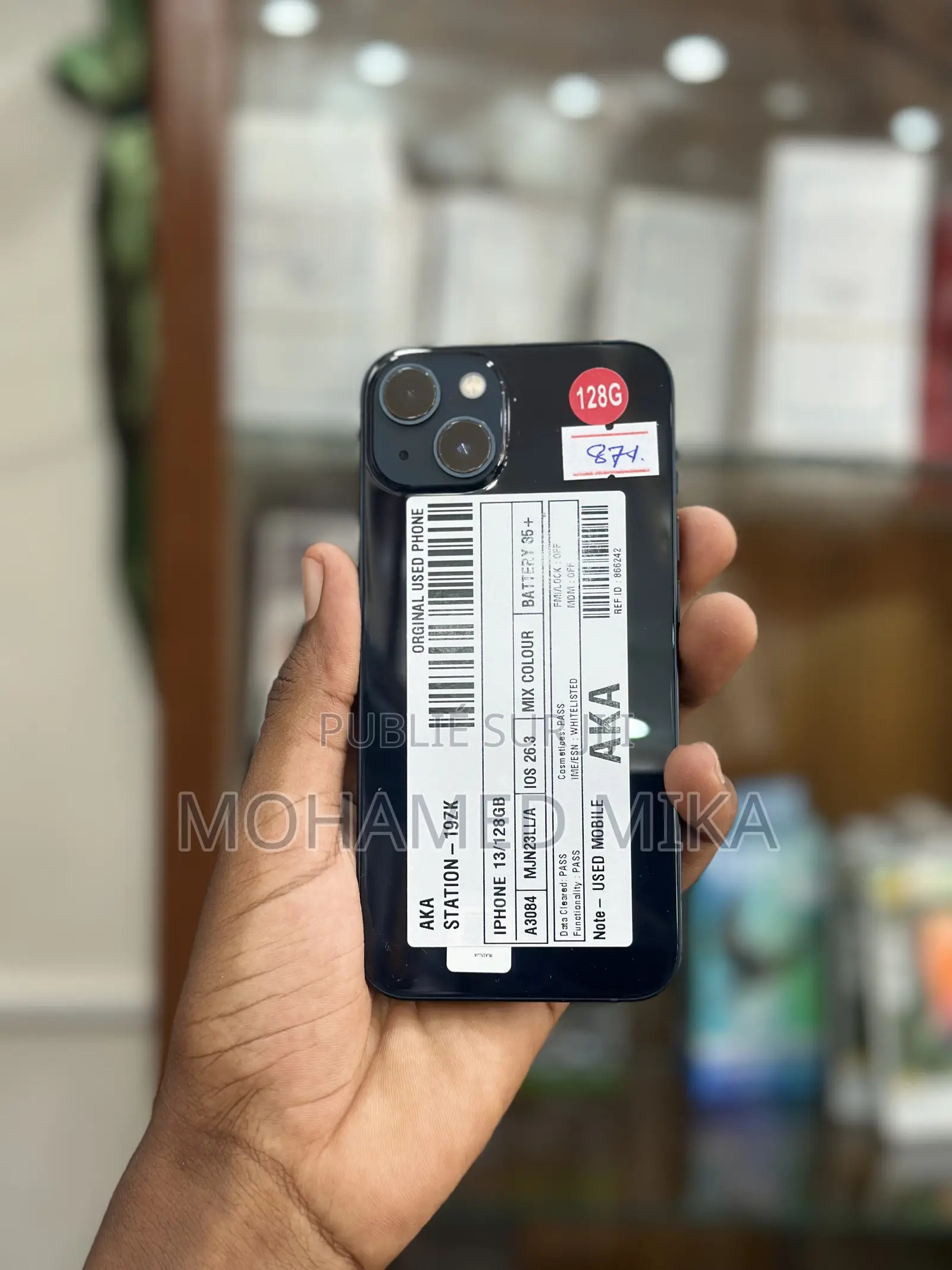 Nouveau Apple iPhone 13 128 GB Noir