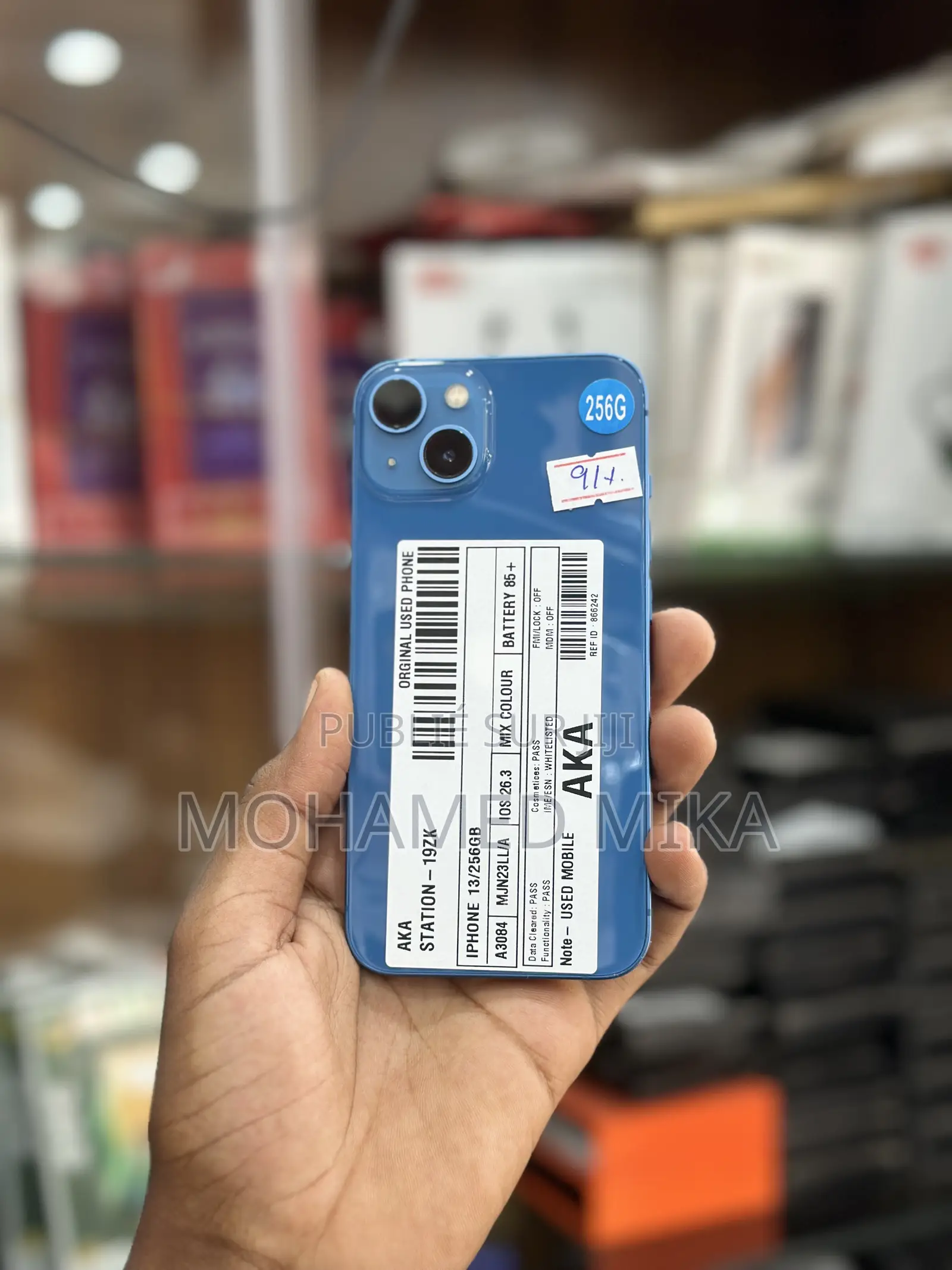 Nouveau Apple iPhone 13 256 GB Bleu