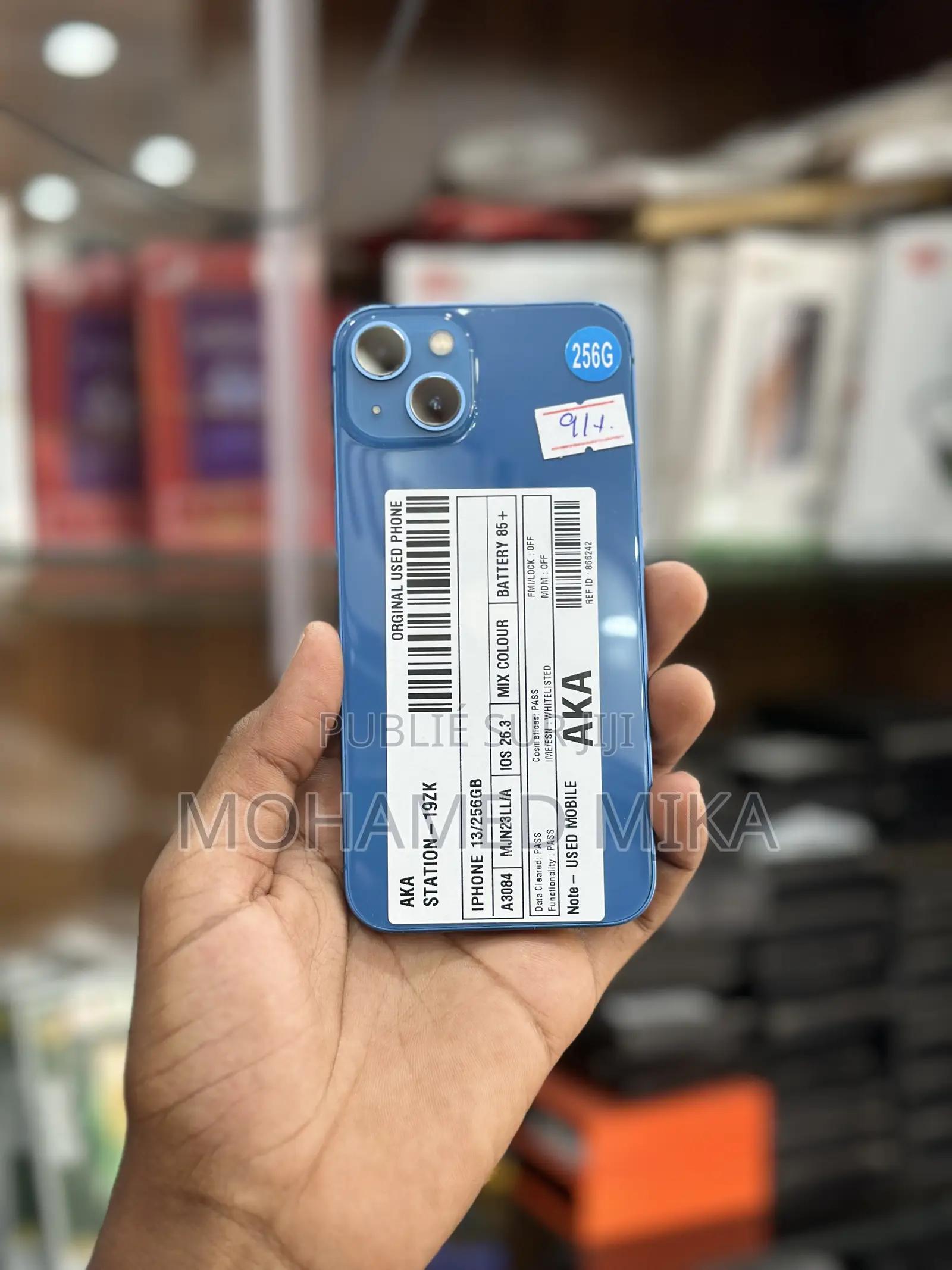 Nouveau Apple iPhone 13 256 GB Bleu