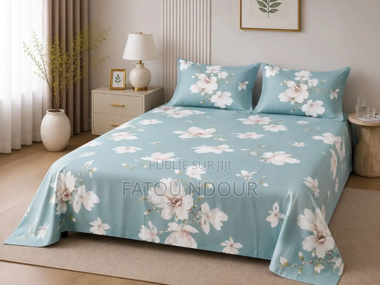 Draps De Lit 100% en Coton