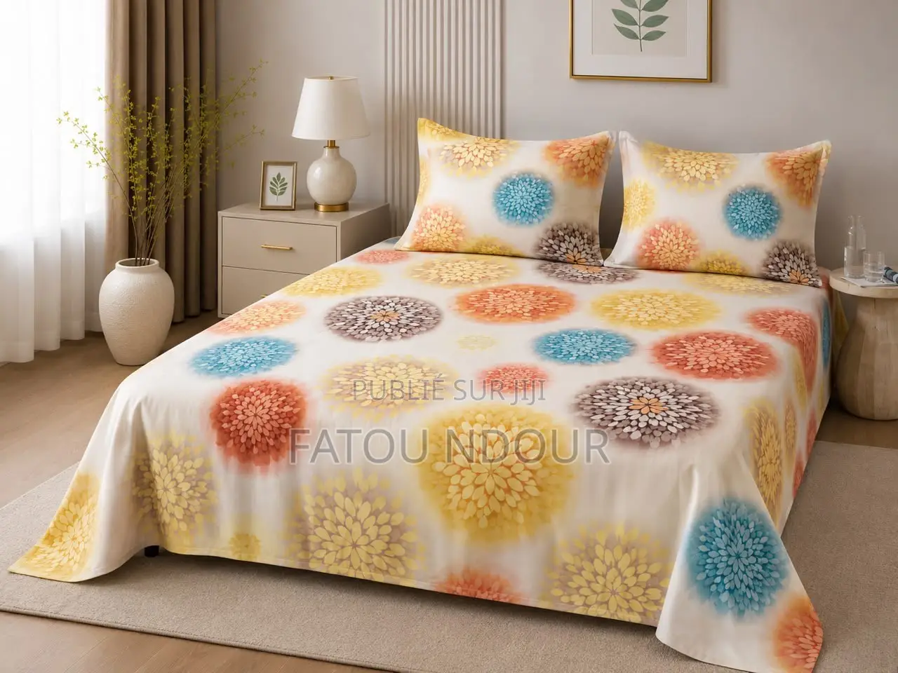 Draps De Lit 100% en Coton