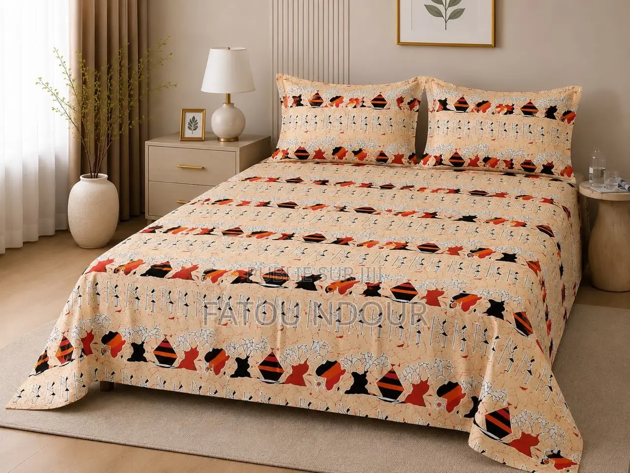 Draps De Lit 100% en Coton