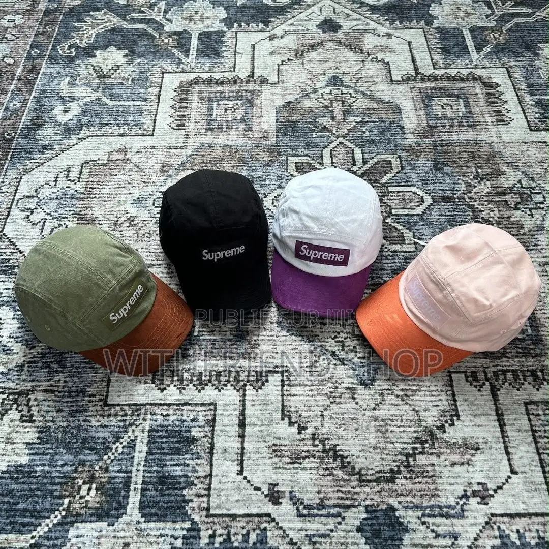 Casquette Supreme Camp Cap Denim Délavé